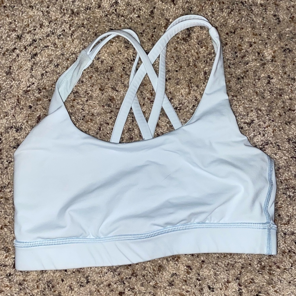 LULULEMON Pale Blue Sports Bra - Size 4